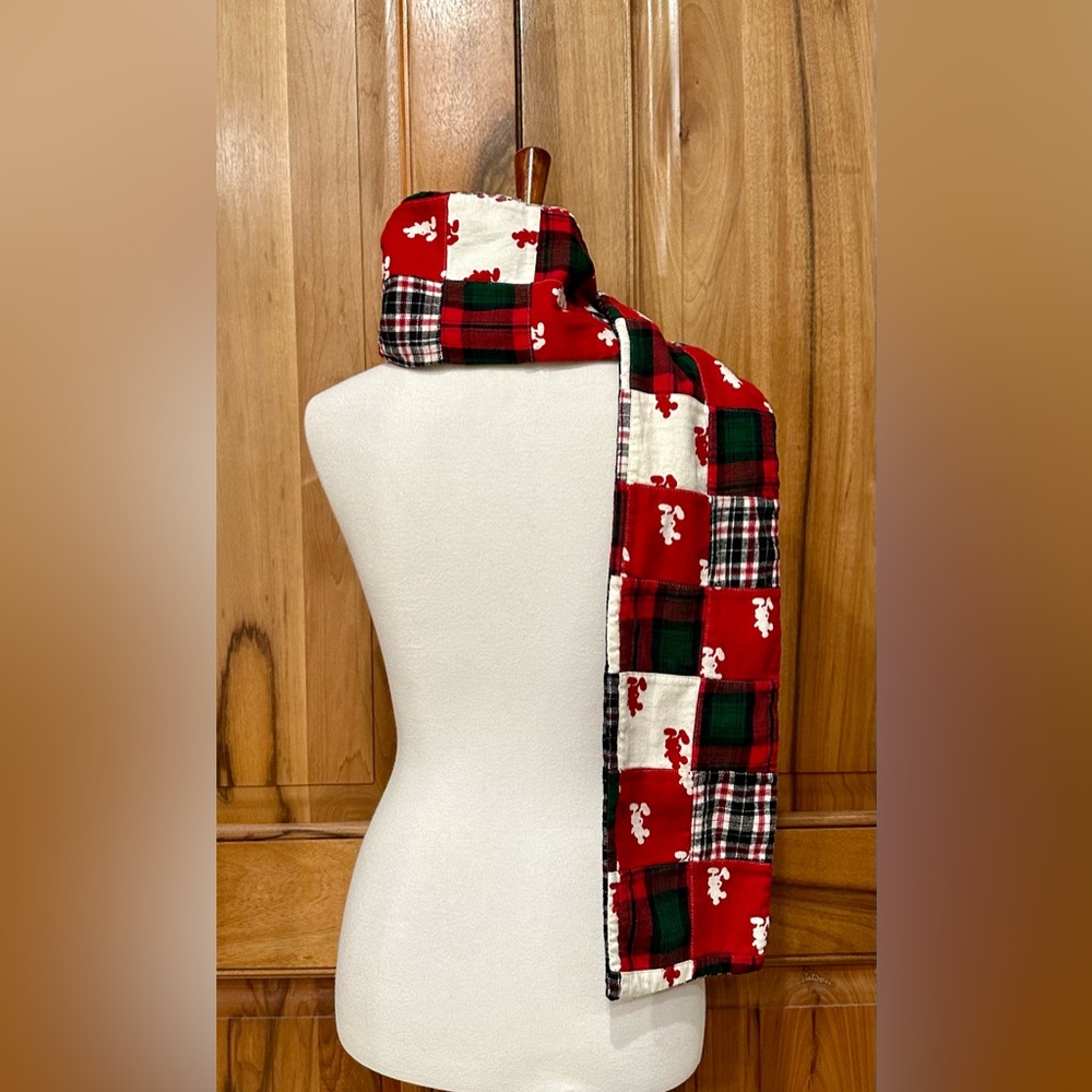 Disney Mickey Mouse Patchwork & Plaid Flannel Sca… - image 6
